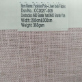 Herstellung heißer Verkauf neuer Vorhangpolsterstoff mit 100% Polyester Poly-Leinen-Look CC2027Book CC2027-009